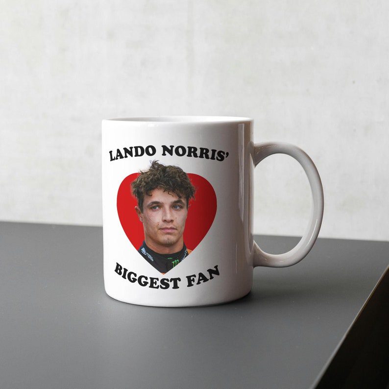 Lando Norris Fan F1 Mug - Funny Formula 1 Mug McLaren Racing Gift EMUG2003