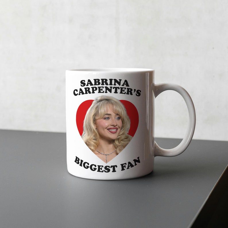 Sabrina Carpenter Fan Mug - Music Lover Gift Birthday Christmas EMUG2009