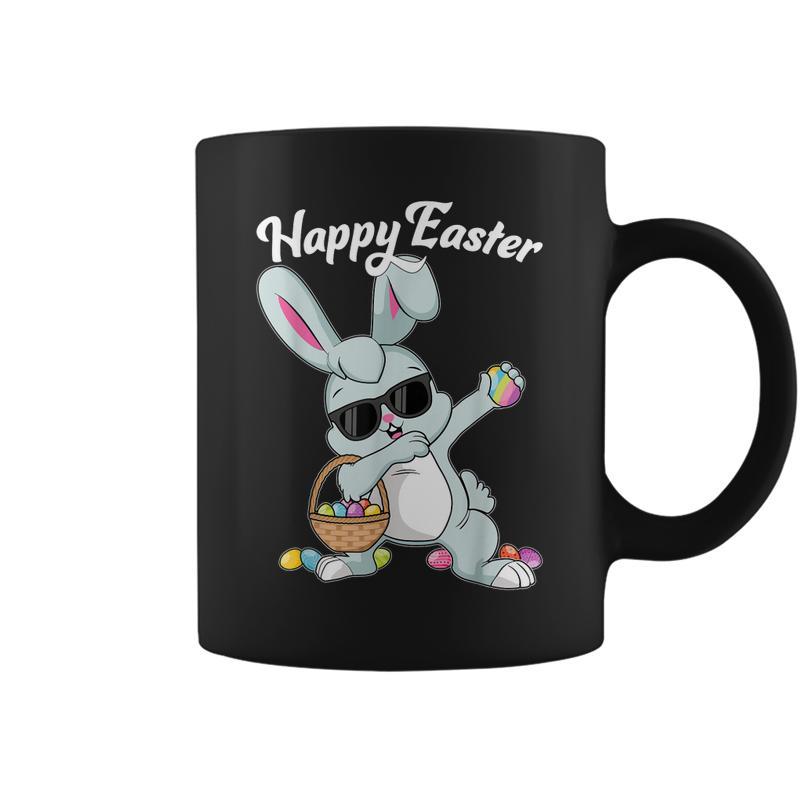 Dabbing Rabbit Happy Easter Day Eggs Dab Boys Girls Kids Coffee Mug