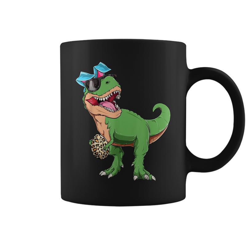 Easter Bunnysaurus Rex Cool T Rex Easter Dinosaur Bunny Eggs Coffee Mug
