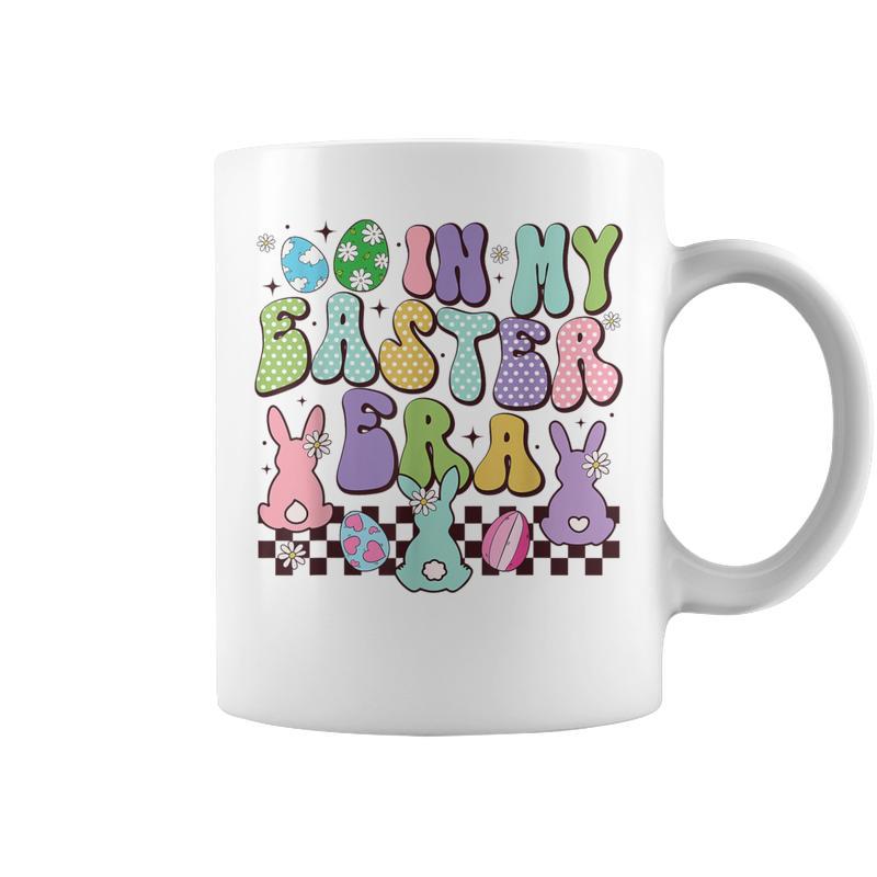 In My Easter Era Retro Groovy Easter Day Bunny Girls Coffee Mug
