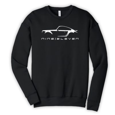 911 964 Porsche Turbo Silhouette Art Unisex Cotton Pullover Sweatshirt TBS1331