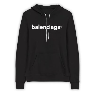 Balenciaga Black Bb Pixel Limited Unisex Fleece Hoodie TBH1227