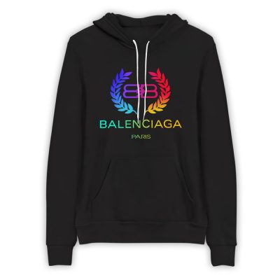 Balenciaga Logo Premium Limited Unisex Fleece Hoodie TBH1049