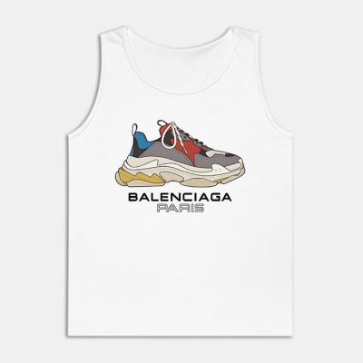 Balenciaga Paris Shoes Triple S Unisex Tank Top TTTB0844