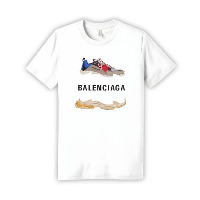Balenciaga Shoes Limited Unisex T-Shirt Cotton Tee TBT1160