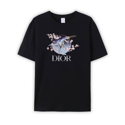 Dior Homme Dior X Sorayama Dinosaur Limited Unisex T-Shirt Cotton Tee TBT1202
