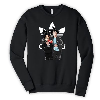 Dragonball Goku And Vegeta Adidas Unisex Cotton Pullover Sweatshirt TBS1168