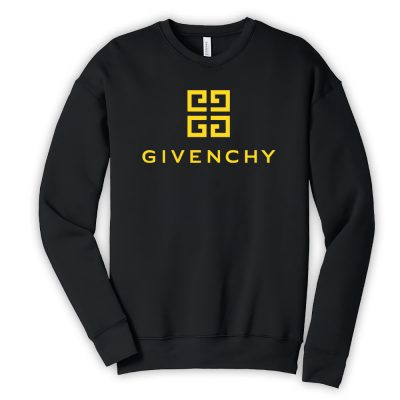 Givenchy Gold Logo Premium Unisex Cotton Pullover Sweatshirt TBS1120