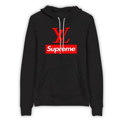 Louis Vuitton Supreme Unisex Limited Unisex Fleece Hoodie TBH1040