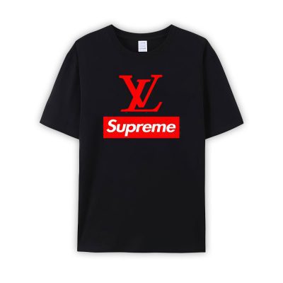 Louis Vuitton Supreme Unisex Limited Unisex T-Shirt Cotton Tee TBT1040