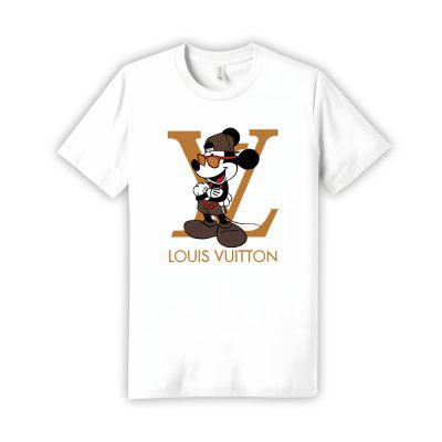 Mickey Louis Vuitton Limited Unisex T-Shirt Cotton Tee TBT1146