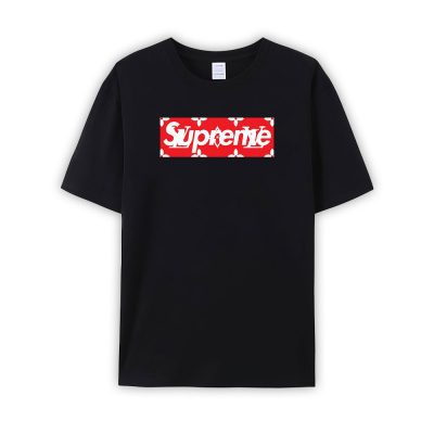 Supreme X Louis Vuitton Logo Limited Unisex T-Shirt Cotton Tee TBT1060